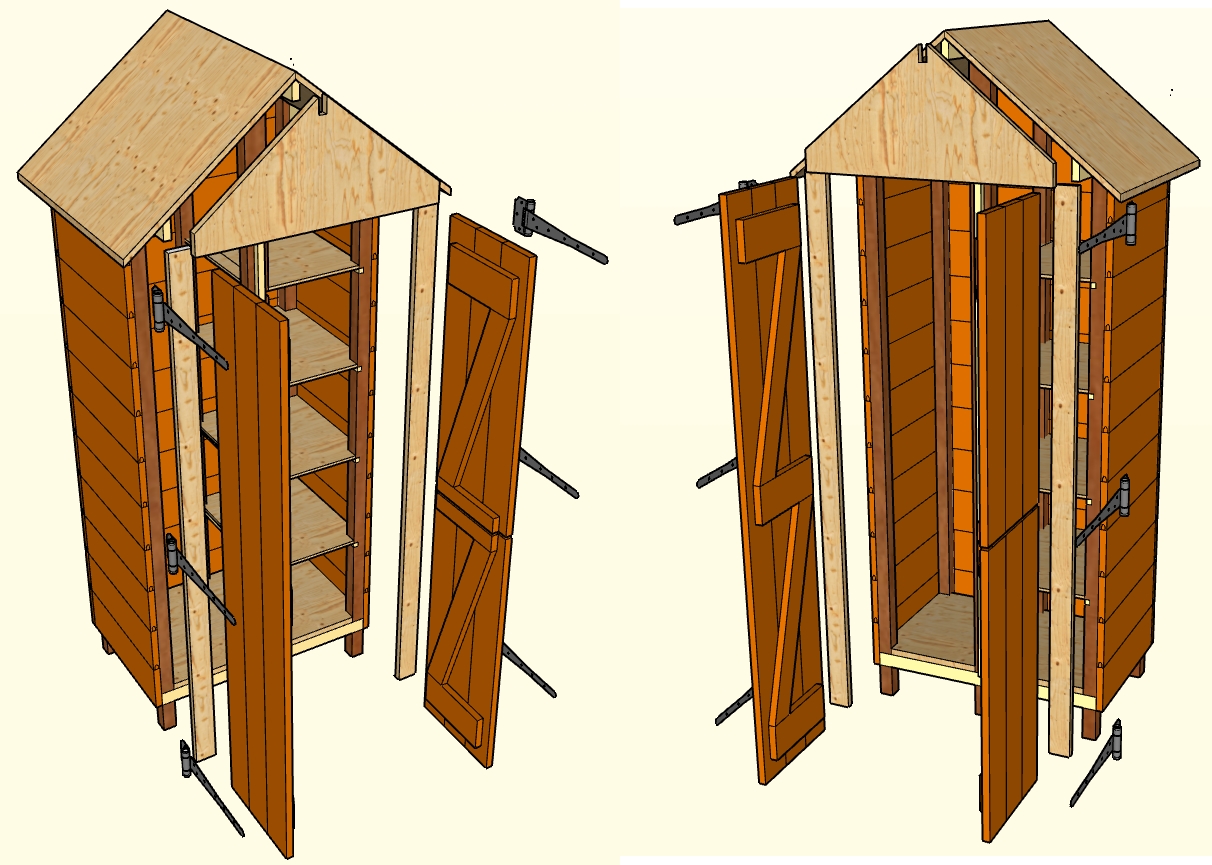 Faire une armoire de jardin